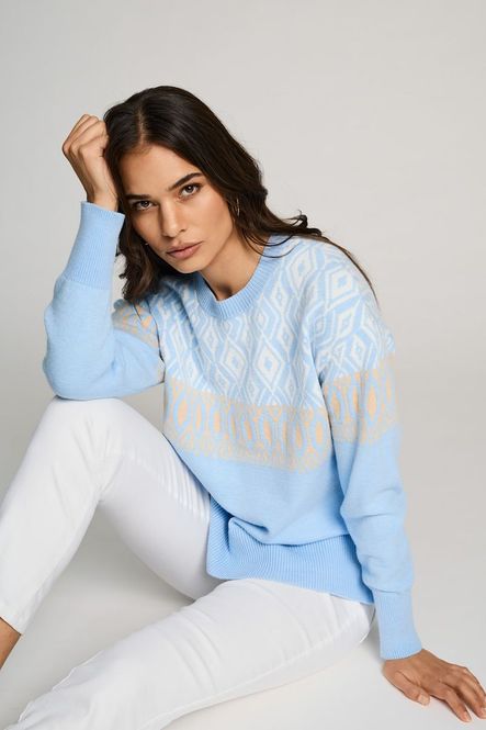 Hovedbilde Micha jumper, blue / sand
