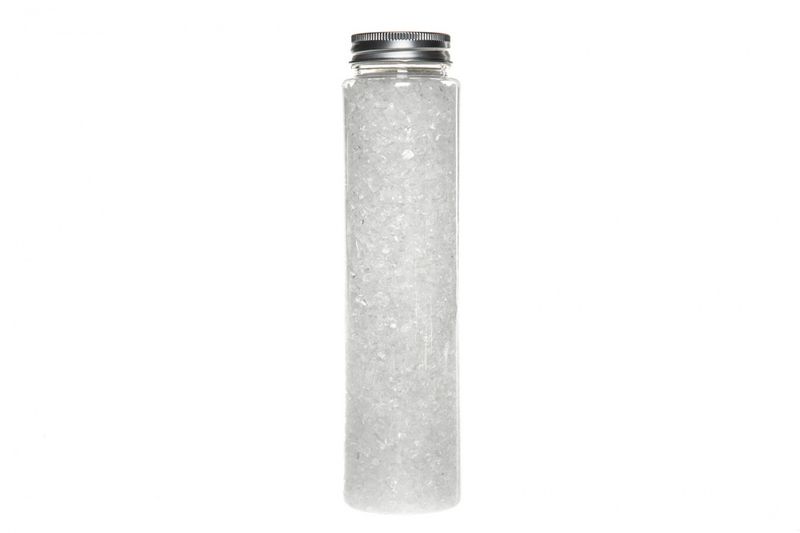 Glassgranulat transparent.