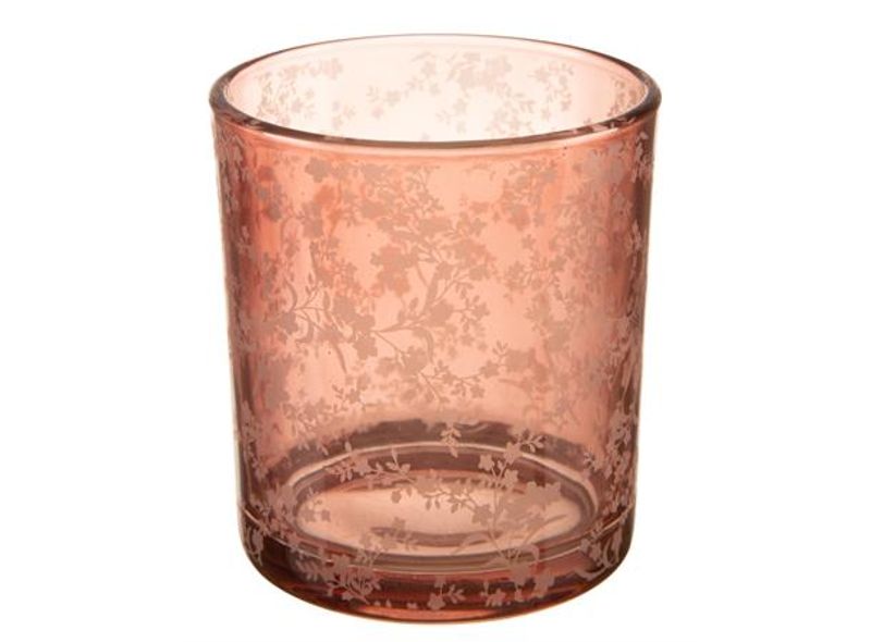 Lysglass rosa, små blomster