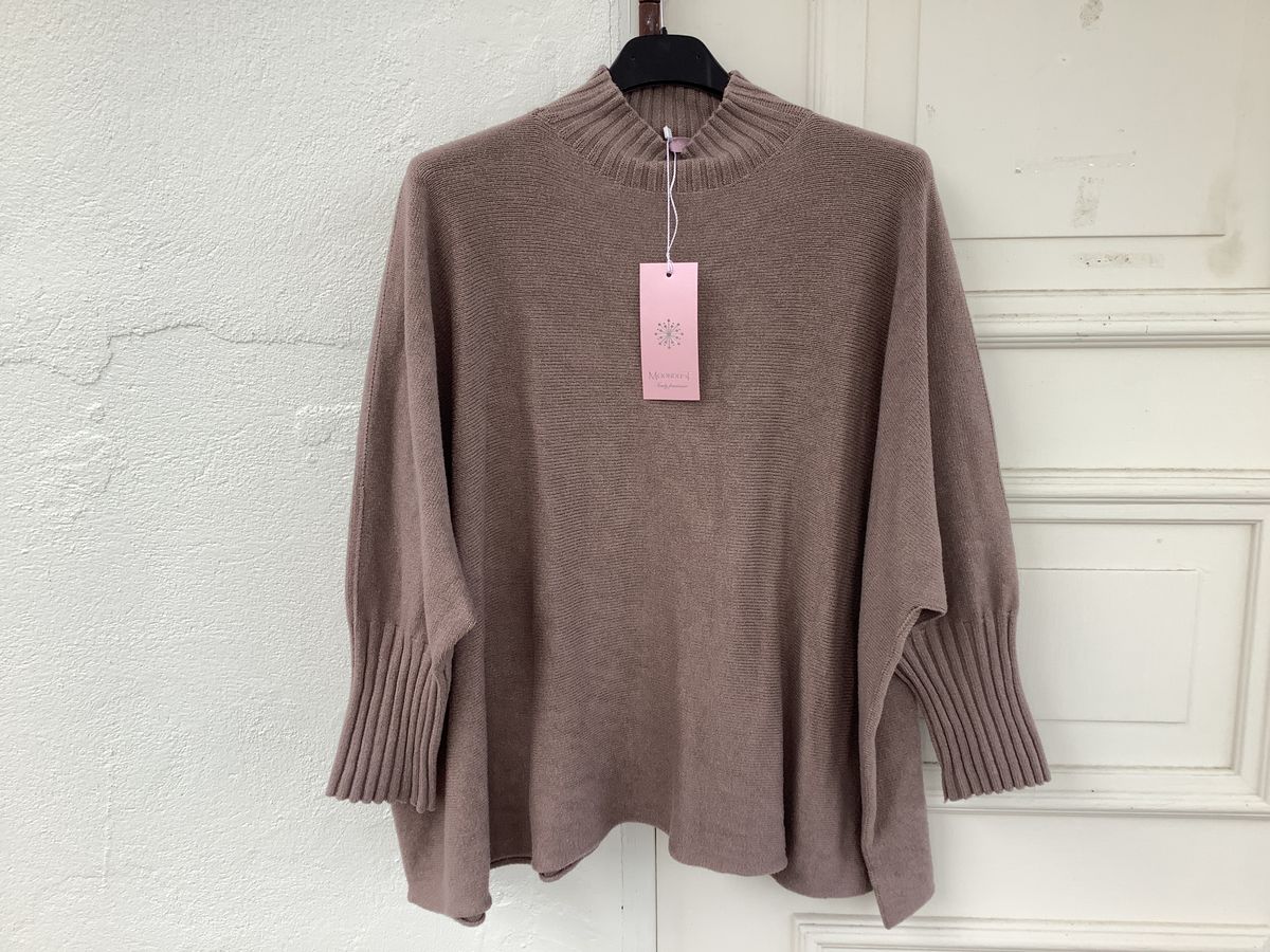 Liv turtle sweater, fango