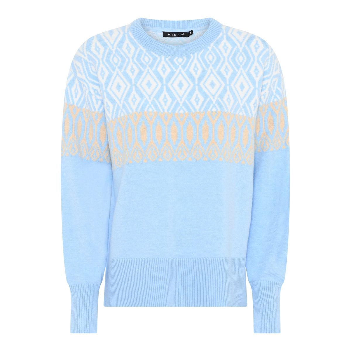 Micha jumper, blue / sand