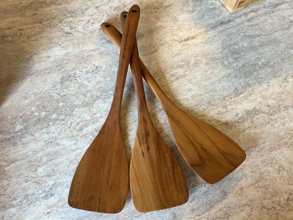 Hovedbilde Stekespade rett teak