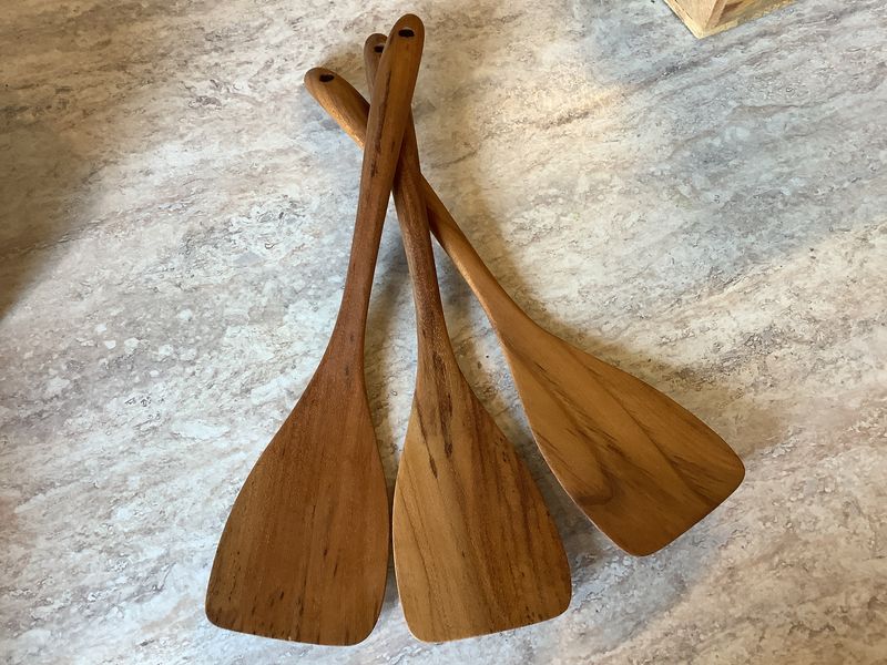 Stekespade rett teak