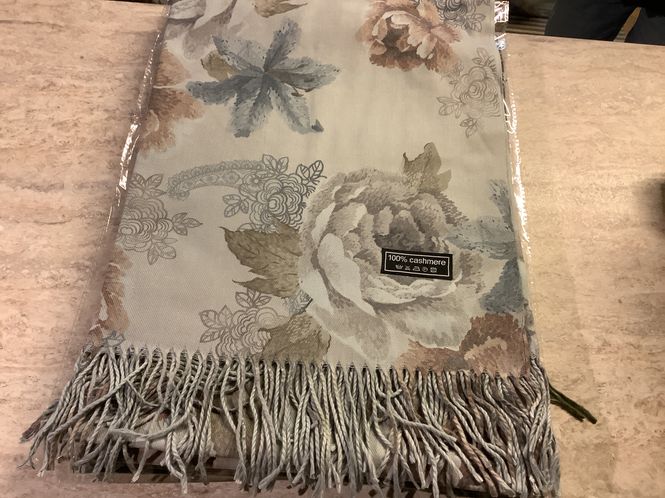 Hovedbilde Cashmere scarf  isblå