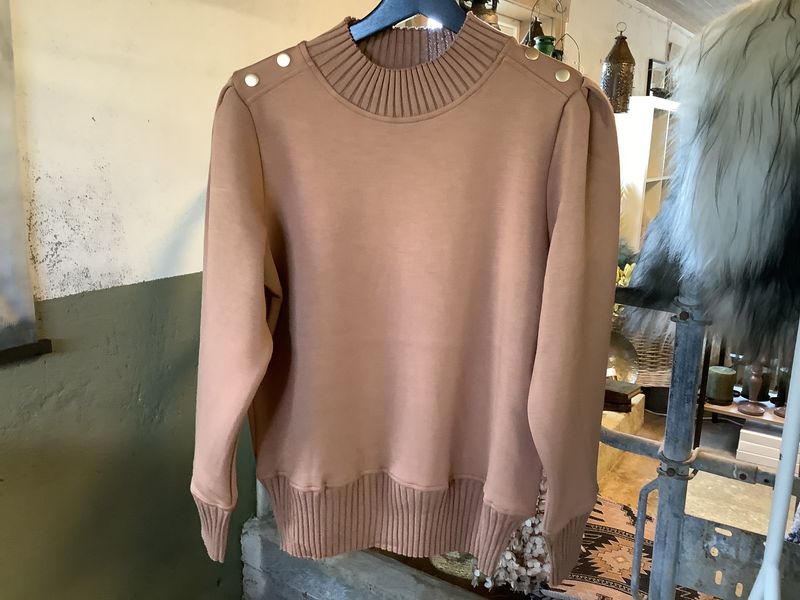 Sport jumper, cognac