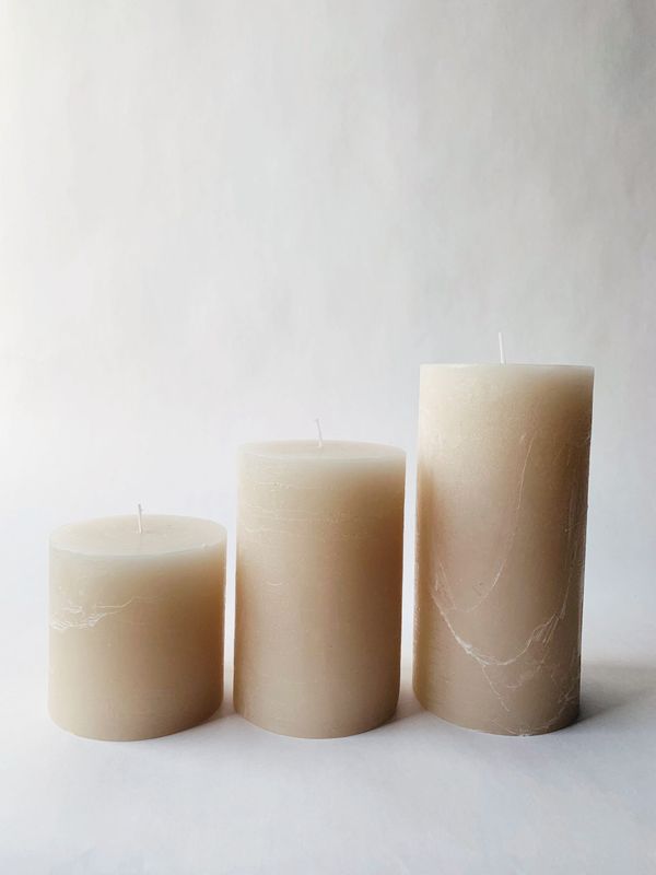 Rustikk kubbe 10x15 cm offwhite